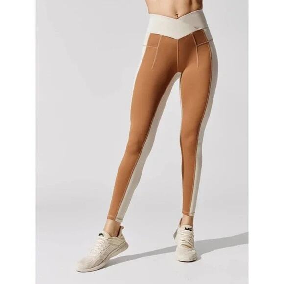 Free People Rebel Legging in Burnt Topaz & Mother Of Pearl - Picture 1 of 11